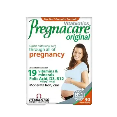 Pregnacare Original 19 Vitamins & minerals 30 Tablets _ VITABIOTICS