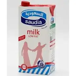 Saudia Uht Milk Low Fat 1l