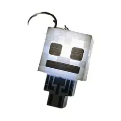 Minecraft-themed glowing keychain featuring the Skeleton character from the game.