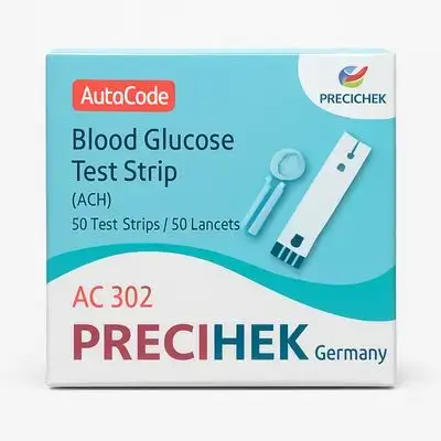 Precichek Test Strips 50 + Lancets (AC 302)