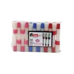 Tap End 24 Pcs White Plastic