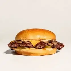 mushroom samsh burger