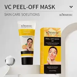 KORMESIC Custom Logo Peel Off Mask Vitamin C Whitening Moisture Natural VC Beauty Face Mask