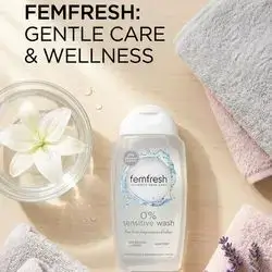 Femfresh 0% Sensitive Wash.