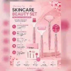 Facial Skincare Brush Set 4 Pcs