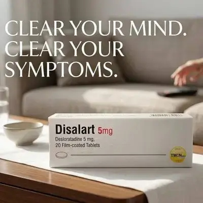 Disalart 5mg (Desloratadine) – 20 Film-coated Tablets