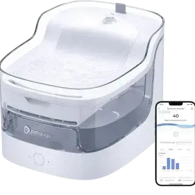 PETGUGU Smart Cat Water Fountain 2L