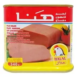 Luncheon meat chicken Hana 340g Turkish
