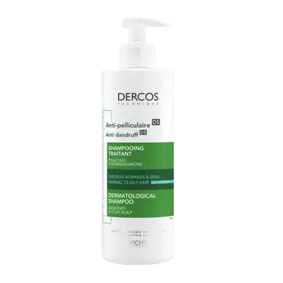 DERCOS Anti Dandruff Shampoo For Normal To Oily Hair 390ml _ VICHY