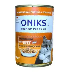 Oniks cat adult beef 400g