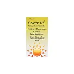 ColeVitD3 25,000IU 15capsules
