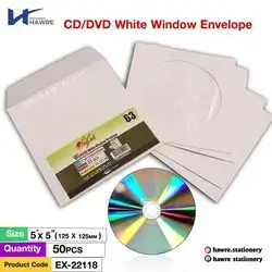 CD\DVD White Window Envelope