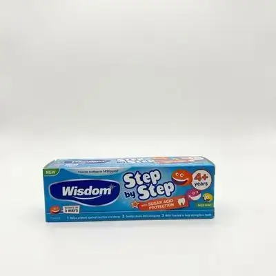 Wisdom step by step 4+ years toothpaste 75ml