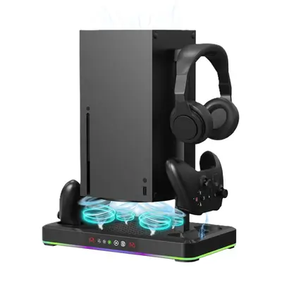 Multifunctional Cooling and Charging Stand for Xbox Series X/S