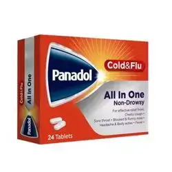 PANADOL COLD & FLU ALL IN ONE 24 TABLETS