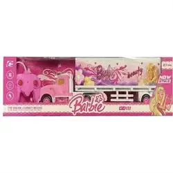 Pink Barbie Remote Control Truck & Cruiser