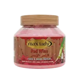Max Lady Red Wine Face & Body Scrub 300ml _ ISABELLA