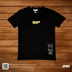 OFF-WHITE T-SHIRT OFF BLACK SMALL
