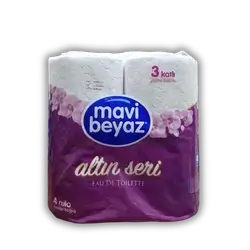 Kleenex Mavi Piaz Scented Toilet Toilet 4 Rolls
