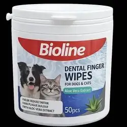 Dental Finger Wipes Dog&Cat (ALOE VERA extract)