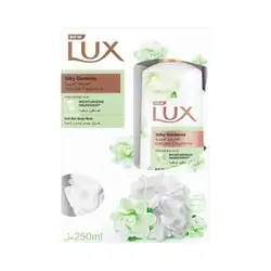 Lux B/w Silky Gardenia&lofah 250ml