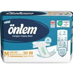 onlem Adult Patient Diapers Medium (M) 80–120 cm – 30 Pack