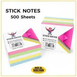 Sticky note paper,500 sheets.