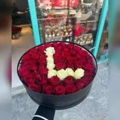 Custom Letter Everlasting Flower Gift Box