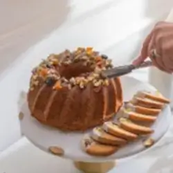 English Cake Orange With Dried Fruits