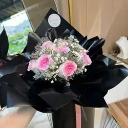 Pink Rose And Frmisk