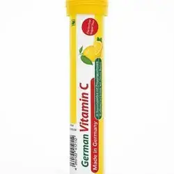 German Vitamin C Effervescent Tablets (Sugar Free) – Lemon Flavor