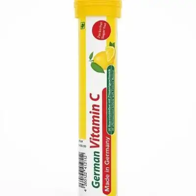 German Vitamin C Effervescent Tablets (Sugar Free) – Lemon Flavor
