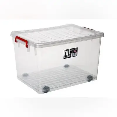 Wheelled Storage Box ( Transparent ) No : 25