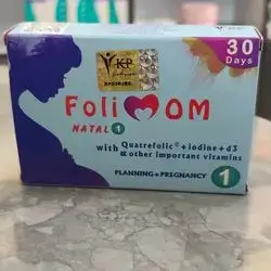 foli mom natal 1 with quatrefolic , iodine , d3 , other imoirtant vitamins planning + pregnancy 30tablets