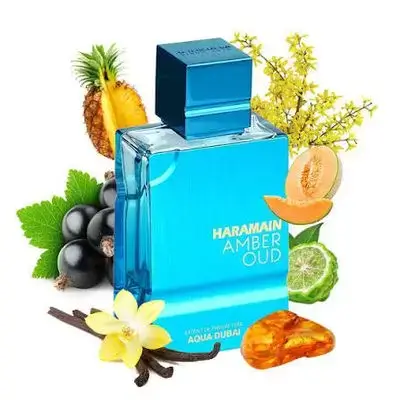 Amber Oud Aqua Dubai Al Haramain Perfumes for women and men