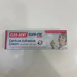 Cleo-Dent denture adhesive cream zinc free paraben free 40g