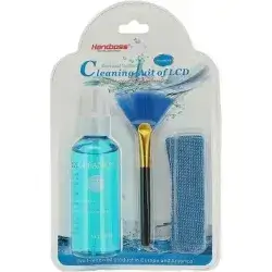 Screen Cleaning Kit Handboss with Brush & Microfiber Cloth Card Model FH-HB010E