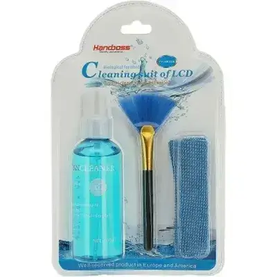 Screen Cleaning Kit Handboss with Brush & Microfiber Cloth Card Model FH-HB010E