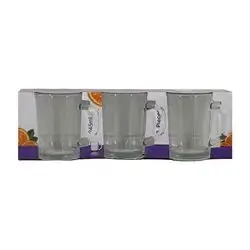 Milk Glass Cup 3 Pcs
