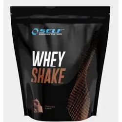 Self Omninutrition Whey Shake in Chocolate flavour.