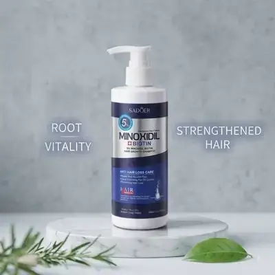 Sadoer Minoxidil + Biotin Hair Growth Shampoo