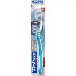 Trisa Toothbrush Flexible White Soft 1 Pcs