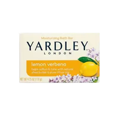 Lemon Verbena Moisturizing Bath Bar Soap 120g _ YARDLEY LONDON