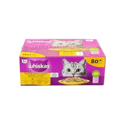 Whiskas – Adult (1+ Years) in Jelly 80×85g