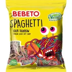 Bebeto Strawberry Spaghetti Soft Jelly 80g Turkish