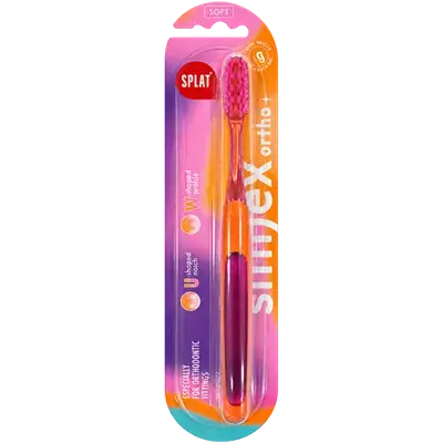 Smiex Ortho+ Toothbrush Especially for Orthodontic Fittings SOFT _ SPLAT