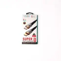 VISION Super Fast Charging Cable USB-A to Lightning 1.2M