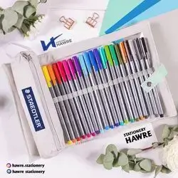 STAEDTLER 20 Triplus Fineliner with pen case