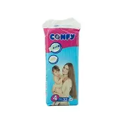 Confy Kids Maxi Diapers (4) (8 To 18 Kgs)  32Diapers