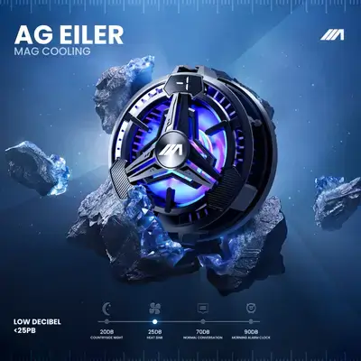 فێنی ساردکەرەوەی AG Eiler Mag – ڕەش